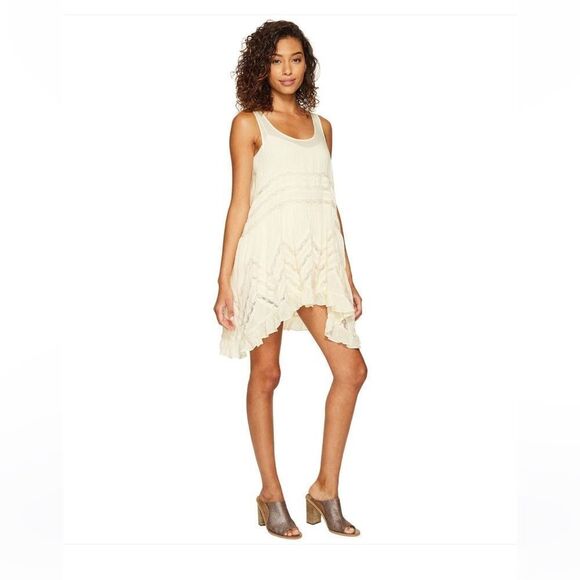 Free People Voile and Lace Trapeze Slip - Picture 3 of 6